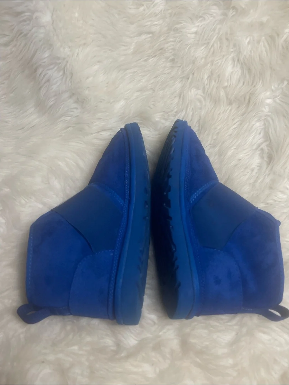 UGG Neumel II Graphic Sheepskin wool lining Chukka Royal blue suede boots SZ11
